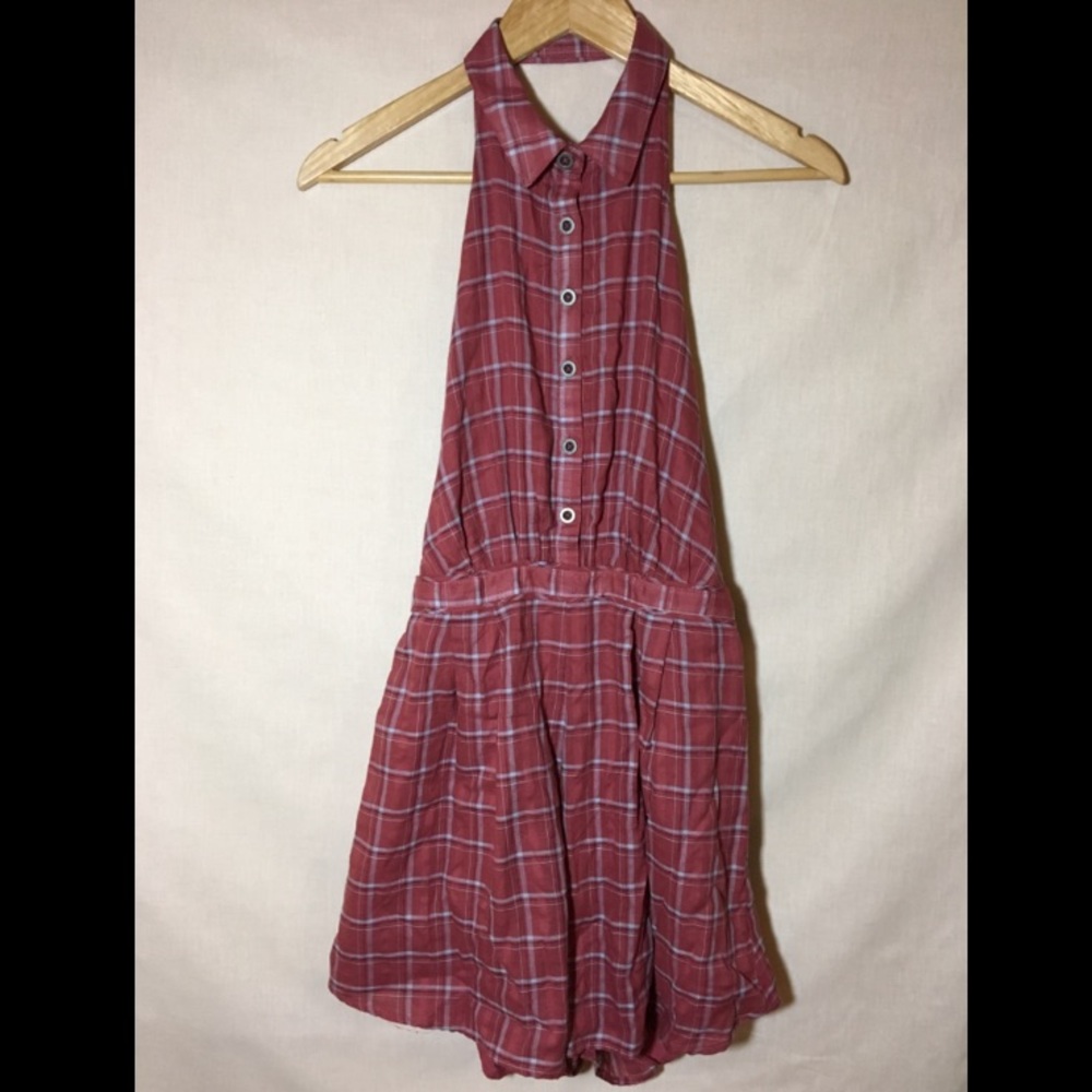 Cooperative Collared Halter Romper